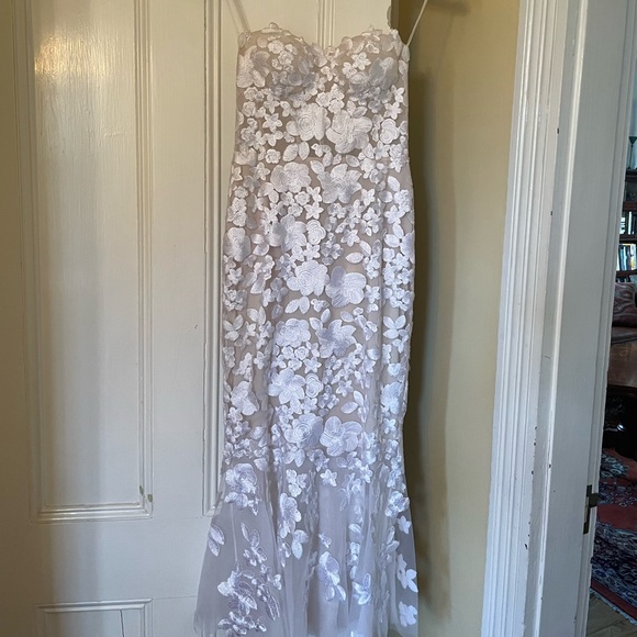Mira Zwillinger Riley wedding gown ankle length - Picture 5 of 9